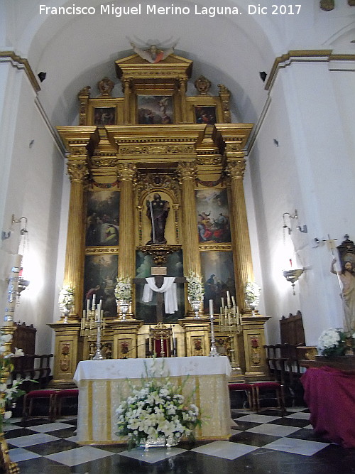 Iglesia de Santiago el Mayor - Iglesia de Santiago el Mayor. Presbiterio