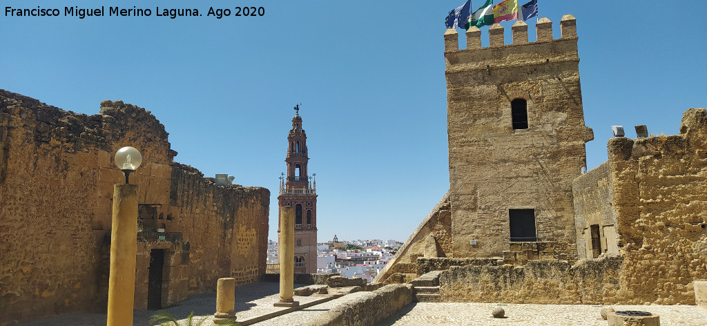 Alc�zar de la Puerta de Sevilla - Alc�zar de la Puerta de Sevilla. Patio de Armas y Torre del Oro