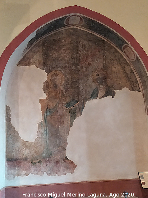 Santuario de Nuestra Se�ora del �guila - Santuario de Nuestra Se�ora del �guila. Pinturas murales