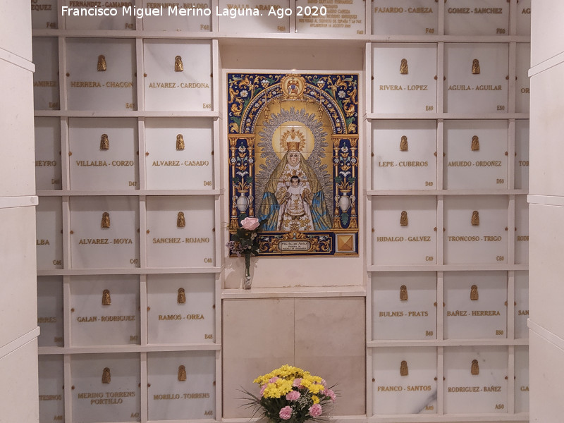 Santuario de Nuestra Se�ora del �guila - Santuario de Nuestra Se�ora del �guila. Columbario