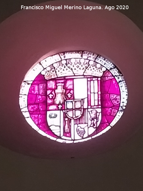 Santuario de Nuestra Se�ora del �guila - Santuario de Nuestra Se�ora del �guila. Vidriera