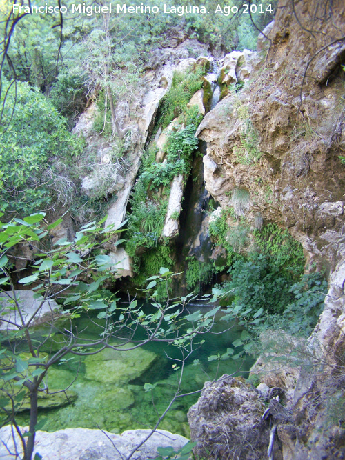 Cascada Segunda de la Osera - Cascada Segunda de la Osera. Cascada chica y poza