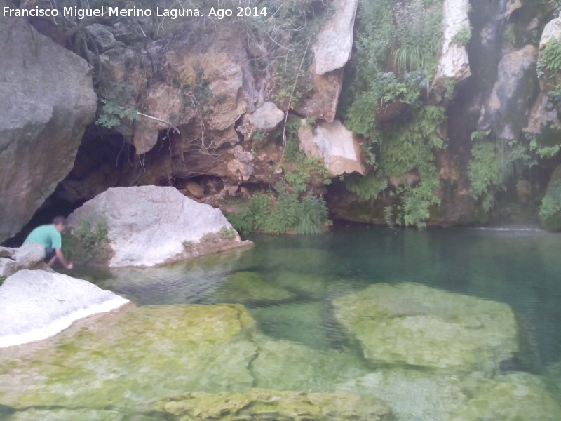 Cascada Segunda de la Osera - Cascada Segunda de la Osera. Poza