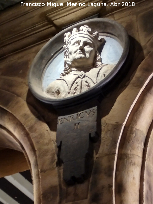 Enrique II de Castilla - Enrique II de Castilla. Plaza Mayor de Salamanca