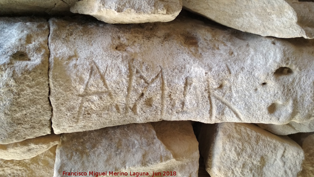 Caracol del Cerro Romano - Caracol del Cerro Romano. Inscripcin