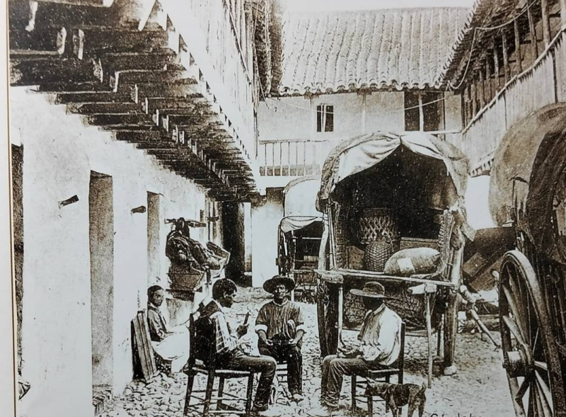 Posada del Potro - Posada del Potro. Foto antigua