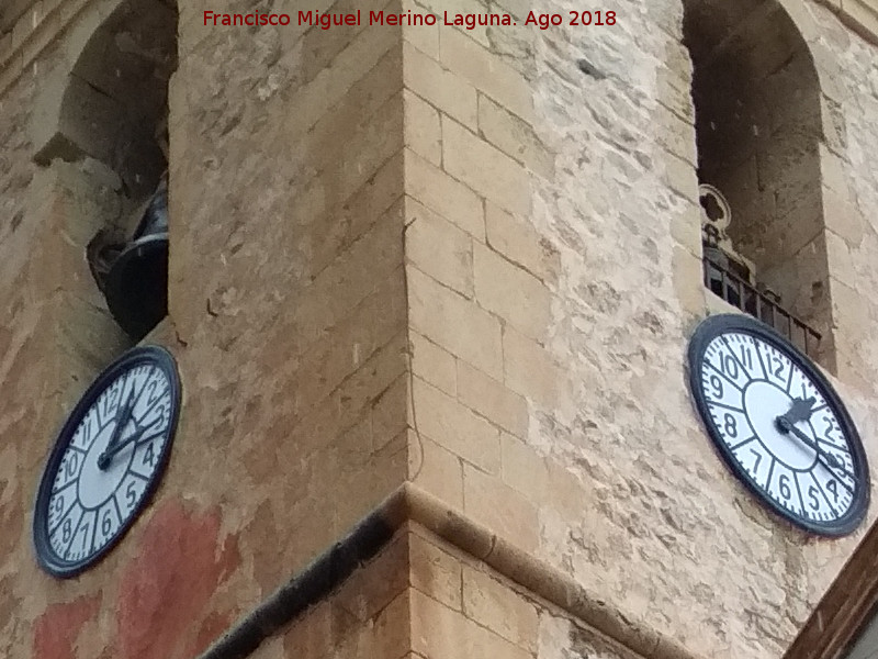 Iglesia Fortaleza de la Asuncin - Iglesia Fortaleza de la Asuncin. Reloj