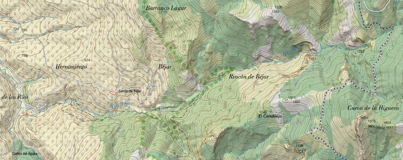 R�o B�jar - R�o B�jar. Mapa