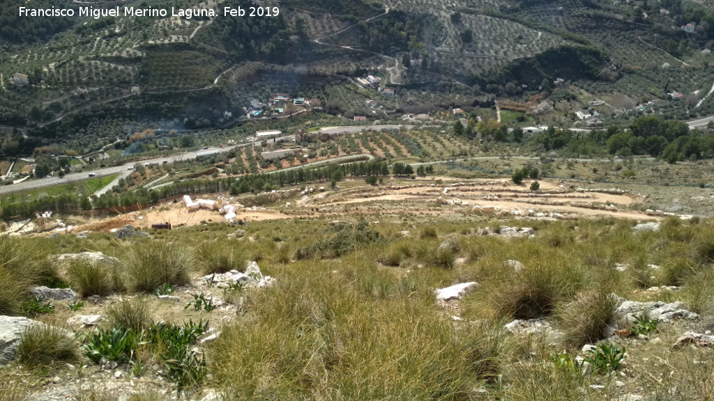 Cantera de la Quebrada de Reguchillo - Cantera de la Quebrada de Reguchillo. Desde La Pea