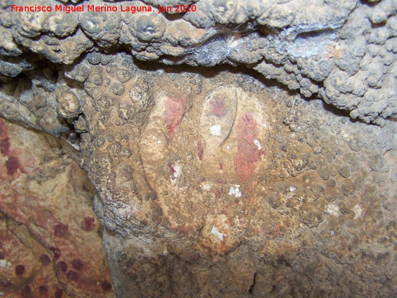 Pinturas rupestres de la Cueva de los Soles Abside IV - Pinturas rupestres de la Cueva de los Soles Abside IV. Puntos