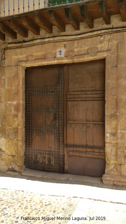 Casa de la Calle Mayor n� 2 - Casa de la Calle Mayor n� 2. Portada