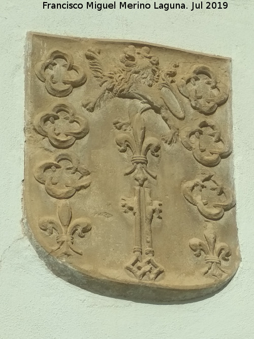 Casa de la Plaza Trinidad n 6 - Casa de la Plaza Trinidad n 6. Escudo