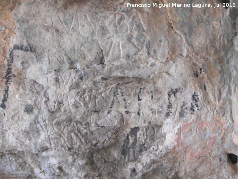 Inscripcin romana de la Cueva del Agua - Inscripcin romana de la Cueva del Agua. 