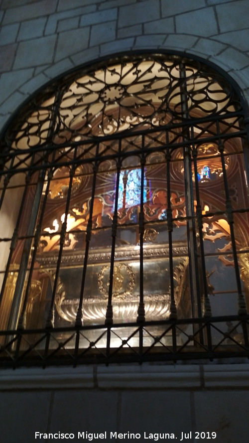 Catedral de Santa Mara. Girola - Catedral de Santa Mara. Girola. Urna de San Fulgencio y Santa Florentina