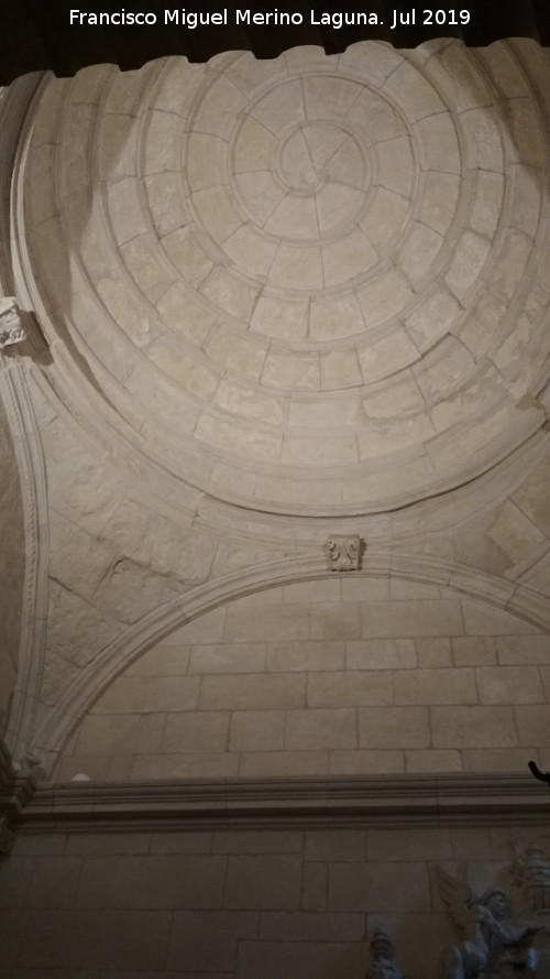 Catedral de Santa Mara. Sacrista - Catedral de Santa Mara. Sacrista. Bveda en espiral de la Antesacrista