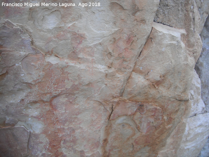 Pinturas rupestres de la Raspa de Piedra Redonda IV - Pinturas rupestres de la Raspa de Piedra Redonda IV. Panel