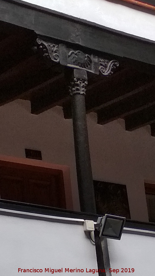 Corrala de Santiago - Corrala de Santiago. Detalle de columna