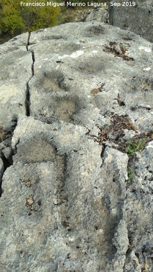 Yacimiento del Cerro de la Condesa - Yacimiento del Cerro de la Condesa. Posibles cazoletas