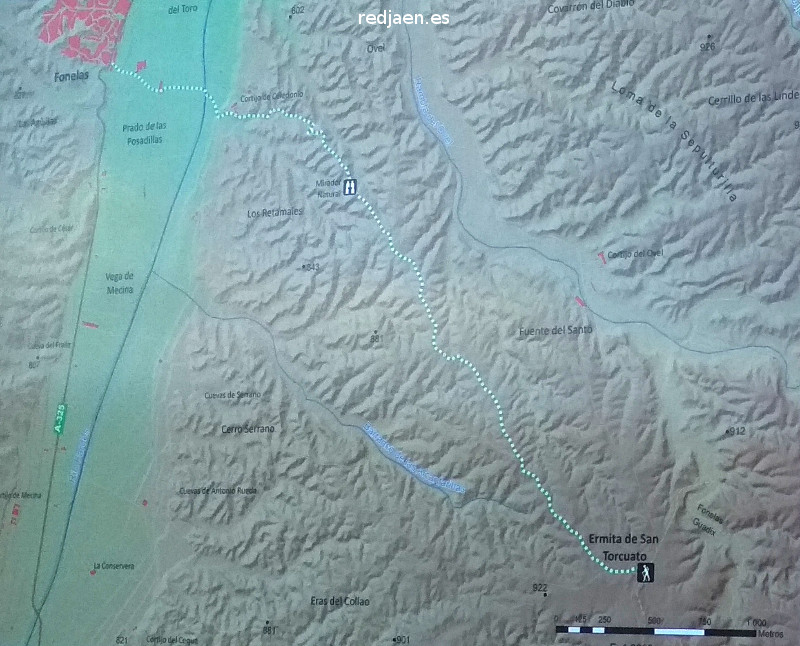 Sendero Fonelas - San Torcuato - Sendero Fonelas - San Torcuato. Mapa