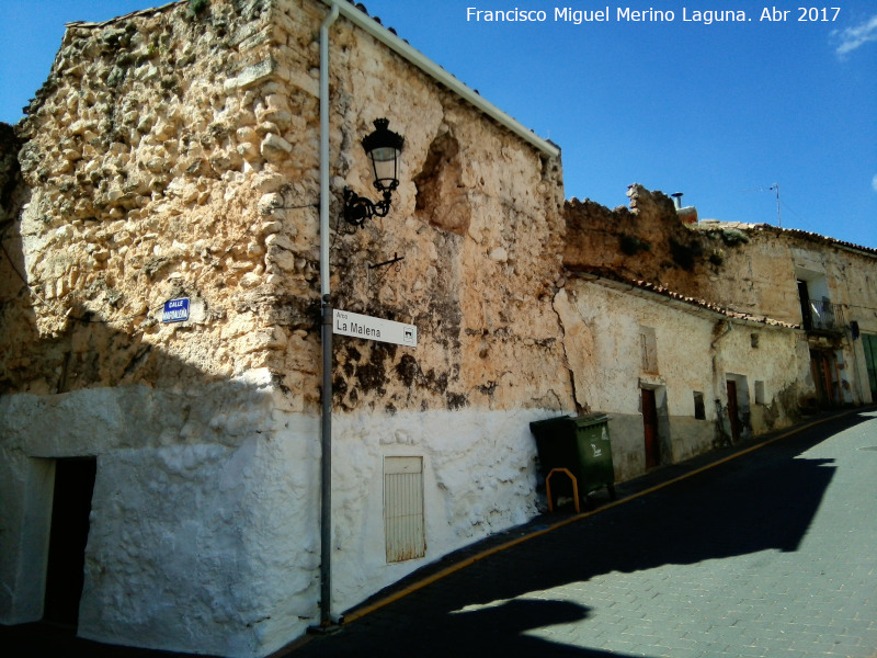 Muralla de Siles - Muralla de Siles. Torren de la Malena y muralla