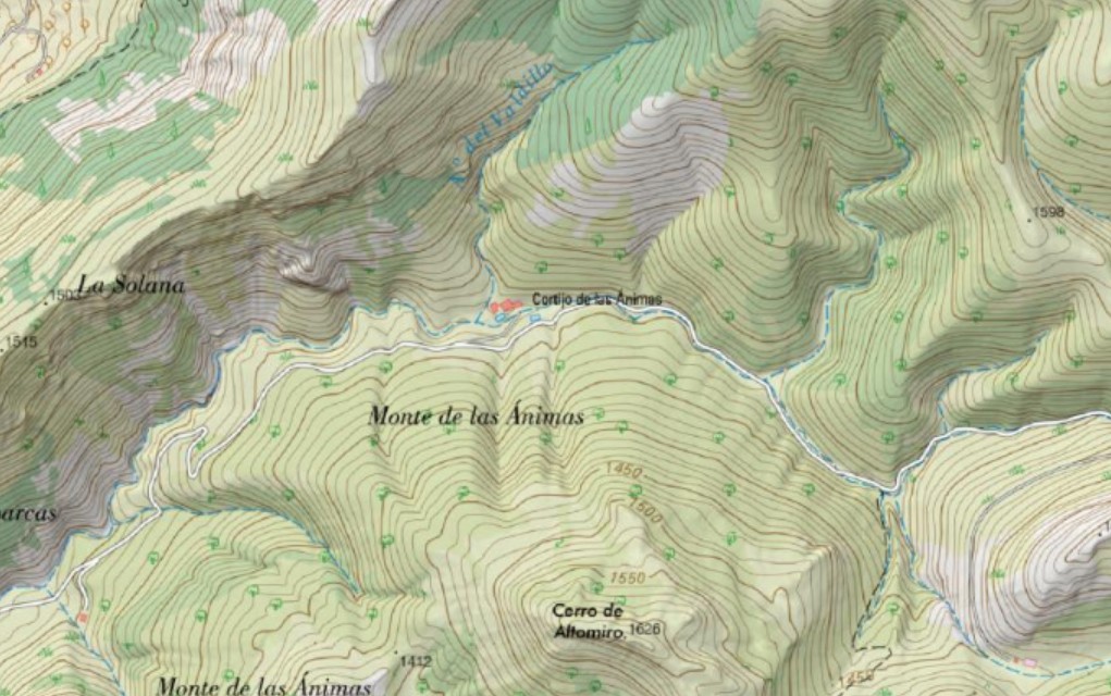 Cortijo de las �nimas - Cortijo de las �nimas. Mapa