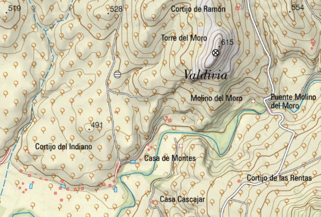 Cortijo del Indiano - Cortijo del Indiano. Mapa