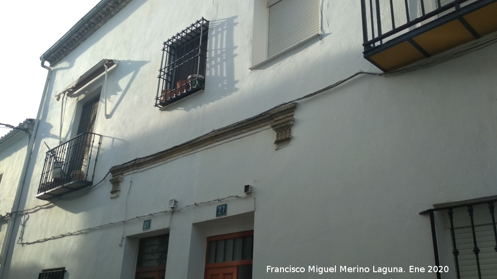 Casa de la Calle Antonio Moreno n� 25-27 - Casa de la Calle Antonio Moreno n� 25-27. 