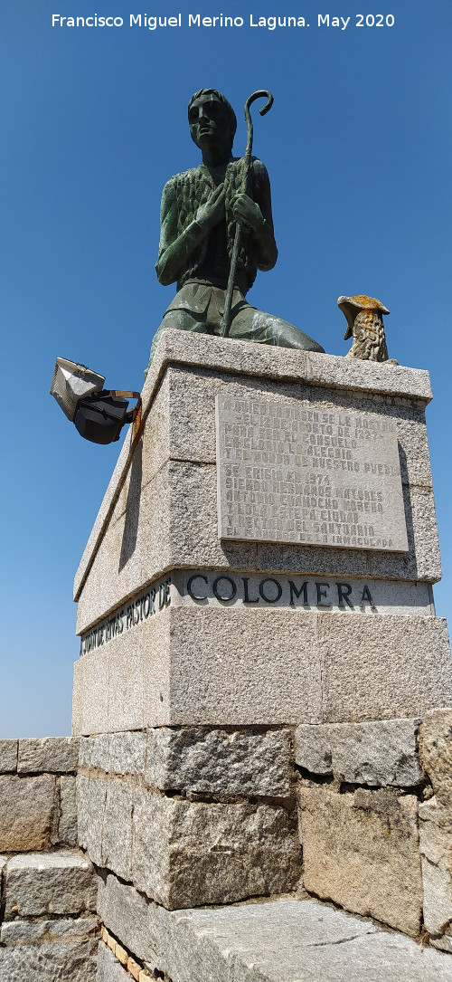 Monumento al pastor de Colomera - Monumento al pastor de Colomera. 