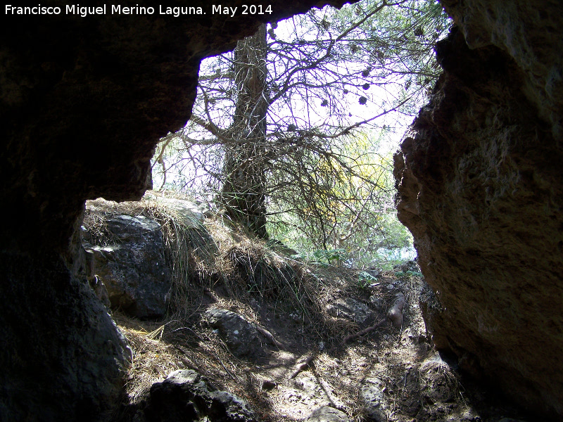 Cueva del Montas - Cueva del Montas. Salida hacia el pantano