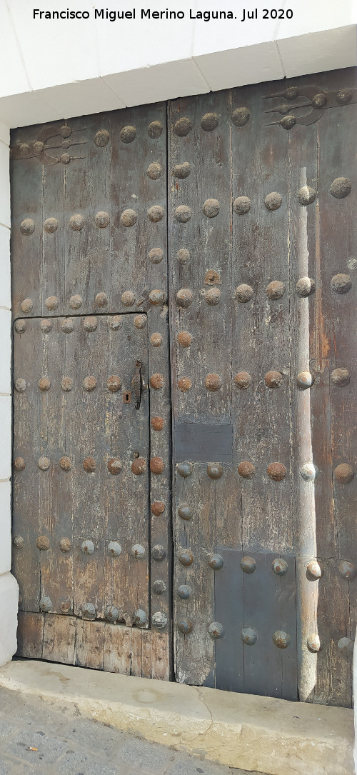 Palacio de la Calle Platera n� 10 - Palacio de la Calle Platera n� 10. Puerta de clavaz�n