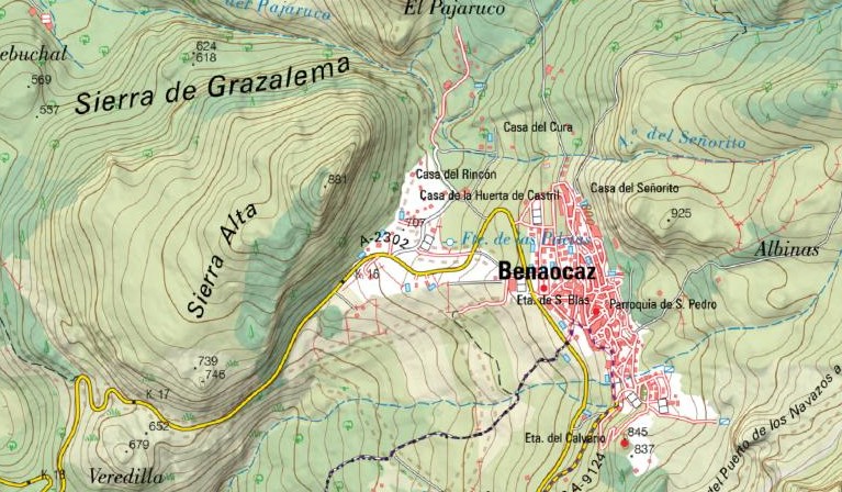 Sierra Alta - Sierra Alta. Mapa