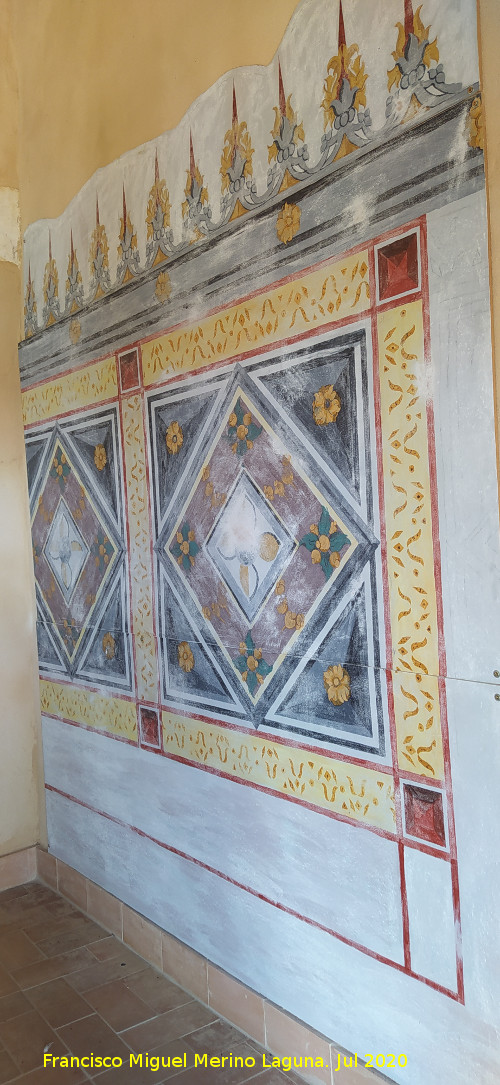 Castillo Palacio de los Ribera - Castillo Palacio de los Ribera. Pinturas murales