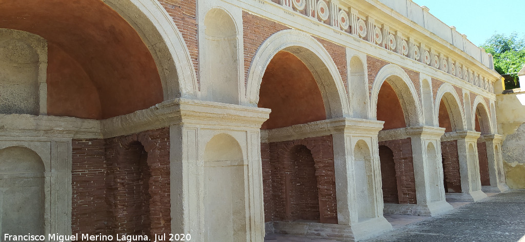 Castillo Palacio de los Ribera - Castillo Palacio de los Ribera. Logia del Jard�n Alto