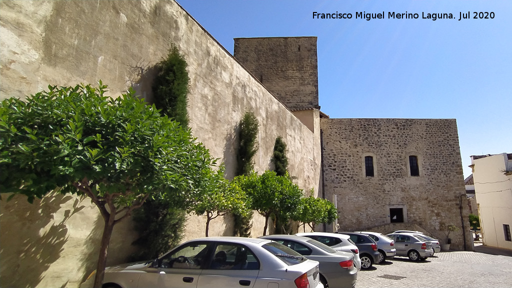 Castillo Palacio de los Ribera - Castillo Palacio de los Ribera. Desde la Plaza Antonio Fern�ndez Bernal