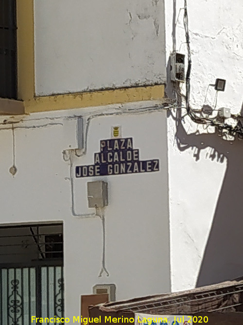 Plaza Alcalde Jos� Gonz�lez - Plaza Alcalde Jos� Gonz�lez. Azulejos