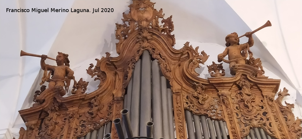 Iglesia de Santo Domingo de Guzm�n - Iglesia de Santo Domingo de Guzm�n. �ngeles con trompetas