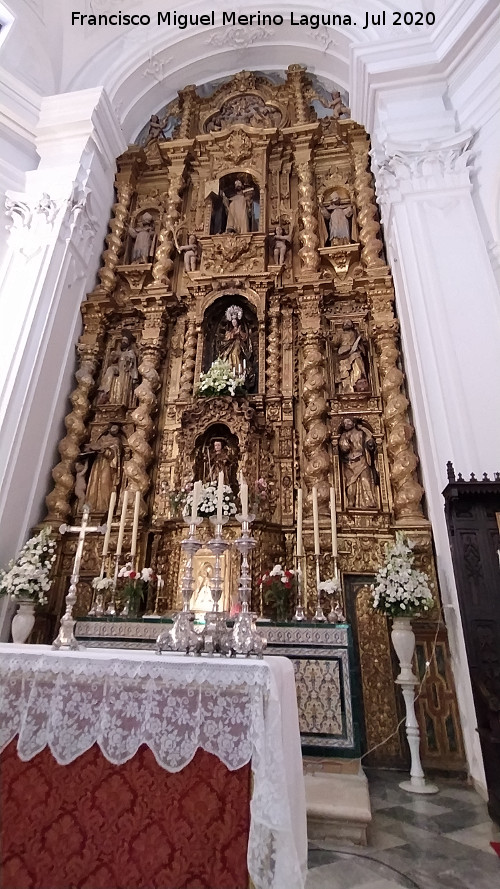 Iglesia de Santo Domingo de Guzm�n - Iglesia de Santo Domingo de Guzm�n. Retablo