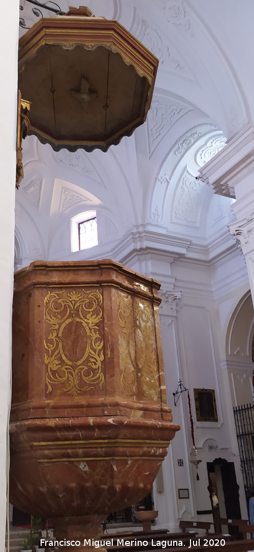 Iglesia de Santo Domingo de Guzm�n - Iglesia de Santo Domingo de Guzm�n. P�lpito