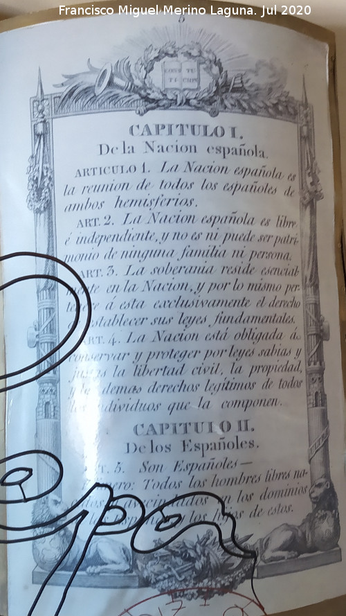 La Pepa - La Pepa. Reproducci�n de la Pepa. Castillo Palacio de los Ribera - Bornos