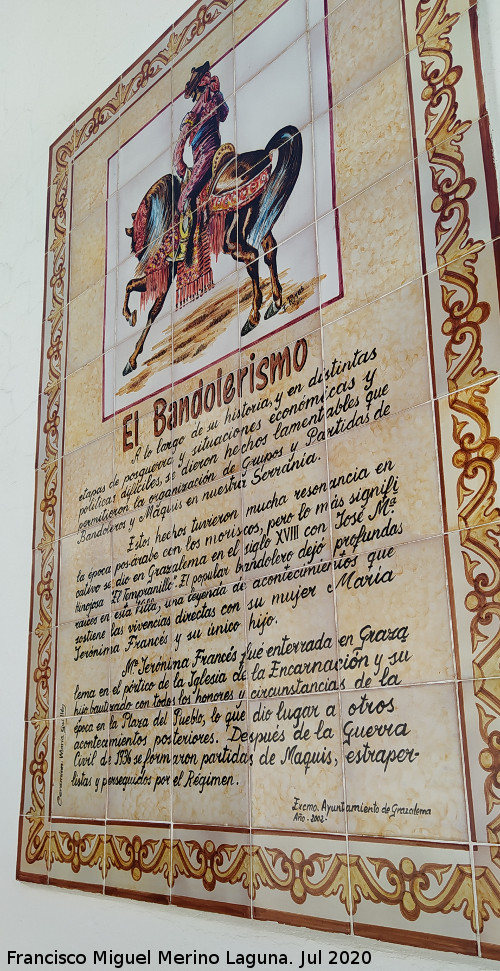 Historia de Grazalema - Historia de Grazalema. El Bandolerismo