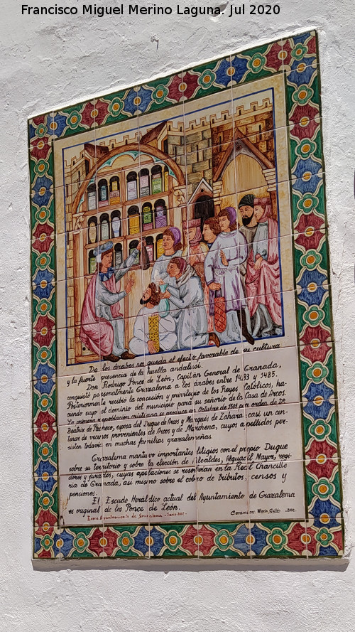 Historia de Grazalema - Historia de Grazalema. Azulejos