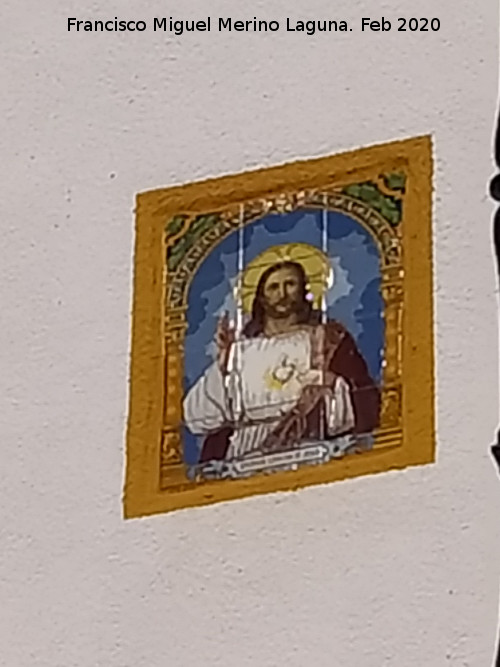 Ayuntamiento de Bail�n - Ayuntamiento de Bail�n. Azulejos del Sagrado Coraz�n