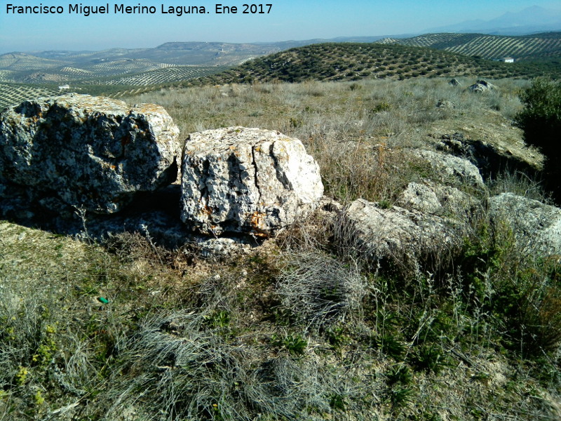 Fortn ibero romano de Piedras de Cuca - Fortn ibero romano de Piedras de Cuca. Esquina suroeste