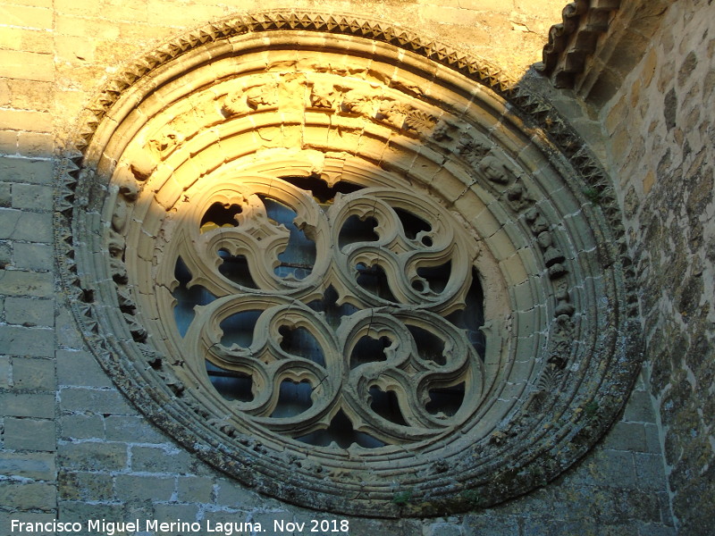 Catedral de Baeza. Puerta de la Luna - Catedral de Baeza. Puerta de la Luna. Rosetn