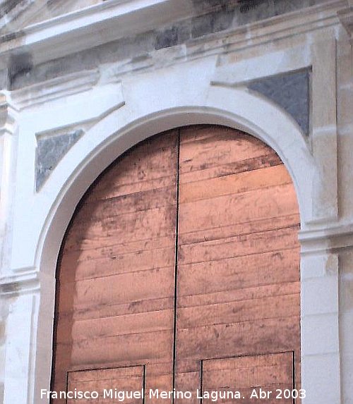 Iglesia de Santa Mara la Mayor - Iglesia de Santa Mara la Mayor. Puerta de cobre