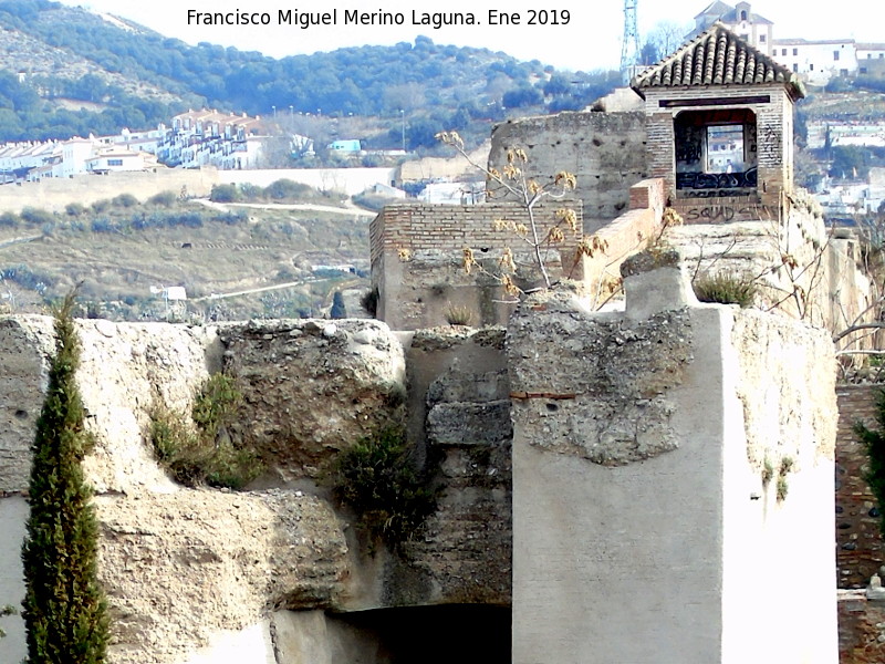 Murallas de Granada - Murallas de Granada. Desde el Palacio Dar Al-Horra