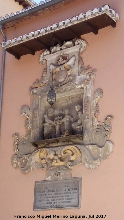 Casa del Gran Capitn - Casa del Gran Capitn. Cartela del Gran Capitn