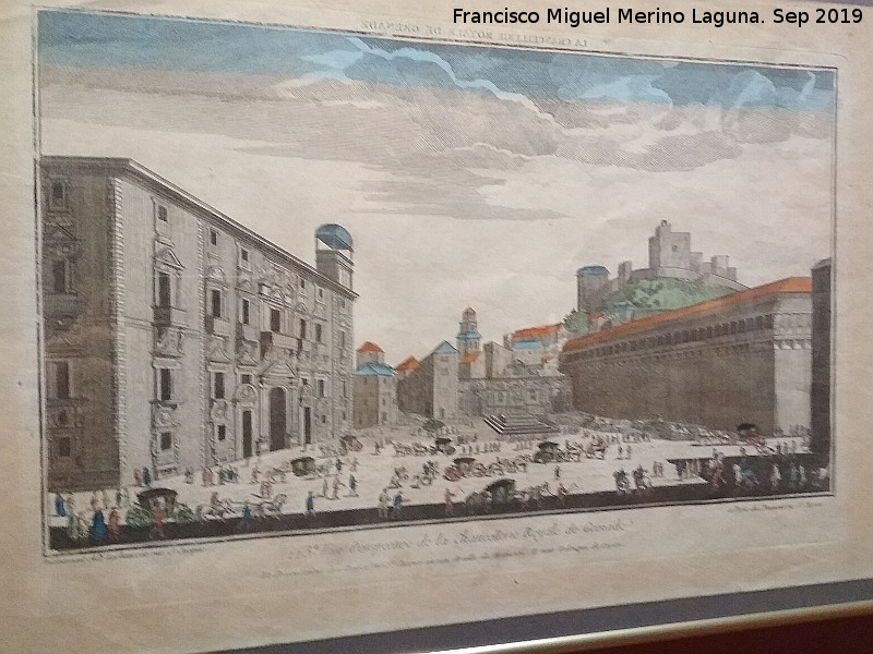 Real Chancillera - Real Chancillera. Dibujo antiguo. Casa de los Tiros