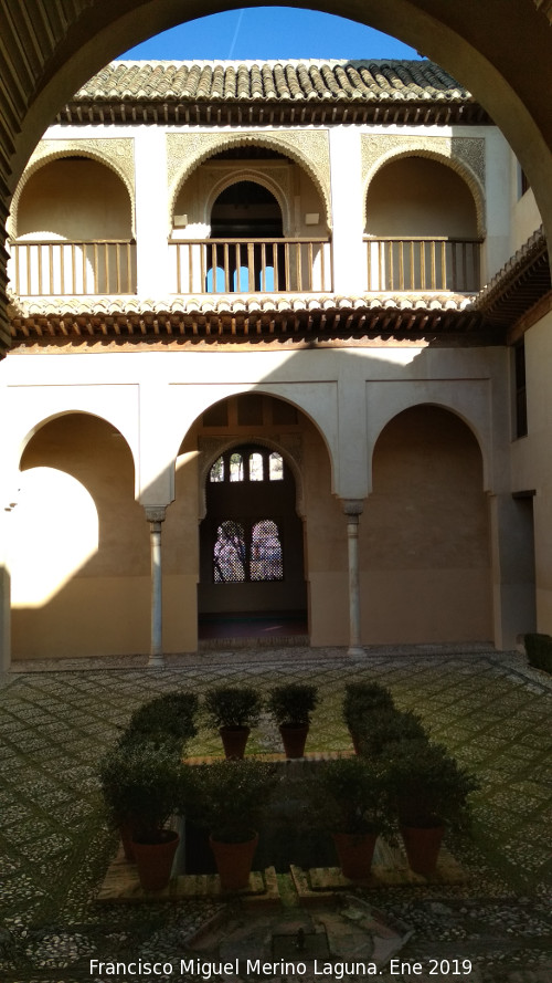 Palacio de Dar Al-Horra - Palacio de Dar Al-Horra. Patio central