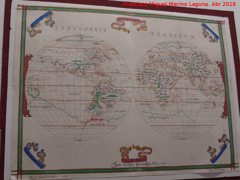 Sitios - Sitios. Mapa de 1587. Exposicin Palacio Episcopal Salamanca